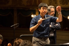 Riccardo Muti with Su-Han Yang.