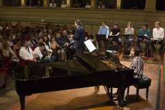 Riccardo Muti prova con i cantanti e i giovani maestri collaboratori e direttori d’orchestra. – Settembre 2017